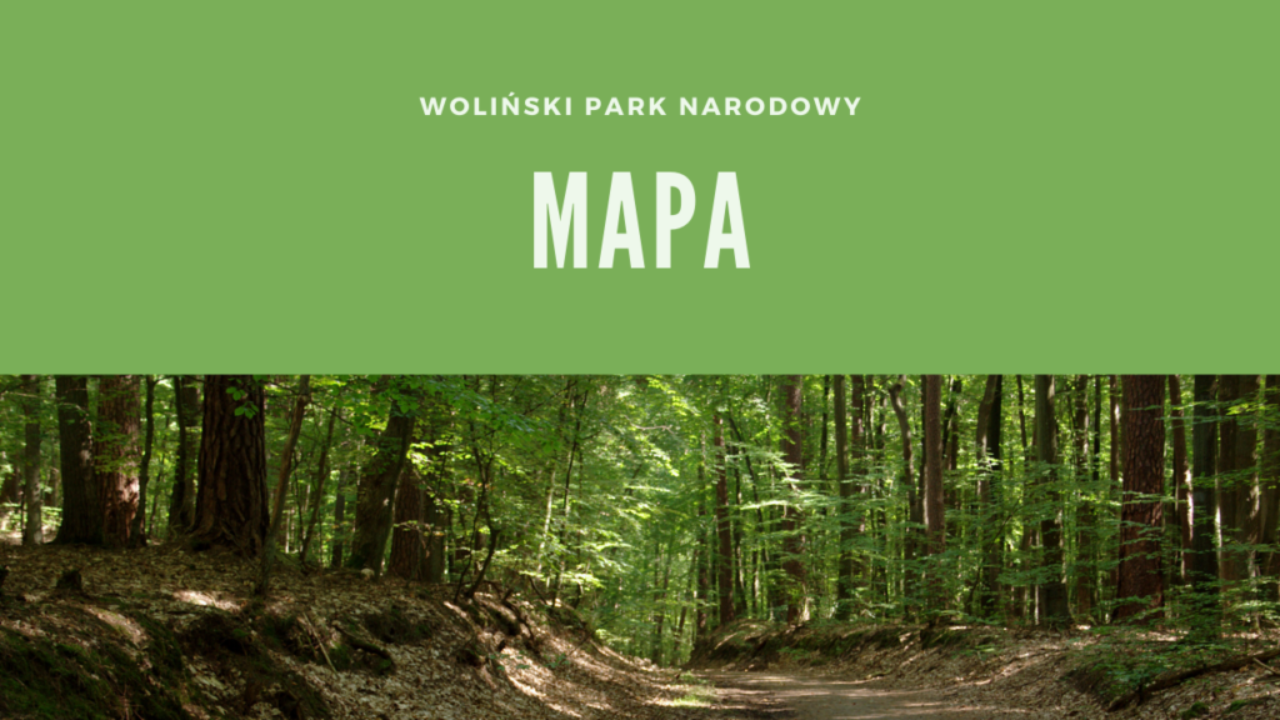 Woliński Park Narodowy Mapa
